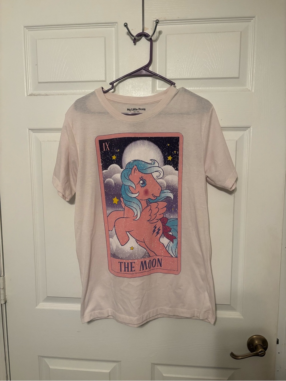 My Little Pony The Moon Tarot Card Pink Tee